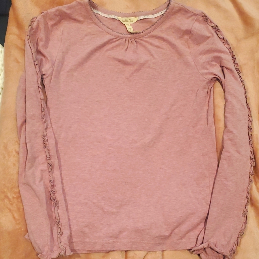 Matilda Jane Pink Ruffled Long Sleeve Blouse